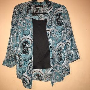 🌸3 for $12🌸 Blue Paisley Blouse
